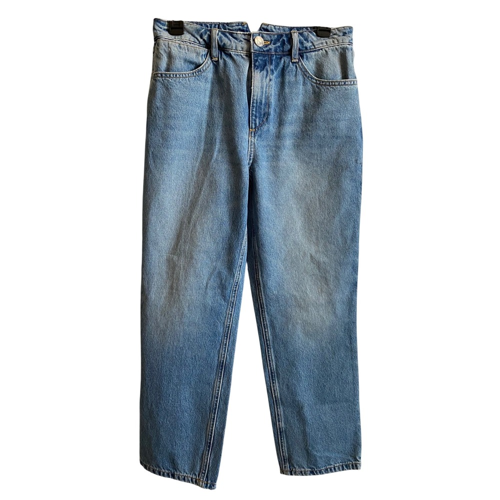 SPRWMN Paradis Blue Cropped Straight Leg Jeans 27 Cotton